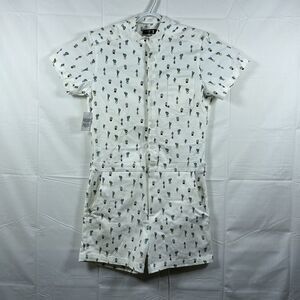 Romphim by Aced Design men's size M all over cactus print white brand new NWT